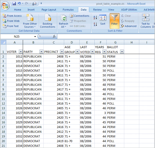Create Pivot Table From Multiple Worksheets Excel 2007