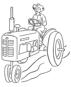 Printable Tractor Coloring Pages PDF for Kids Free Coloring Sheets