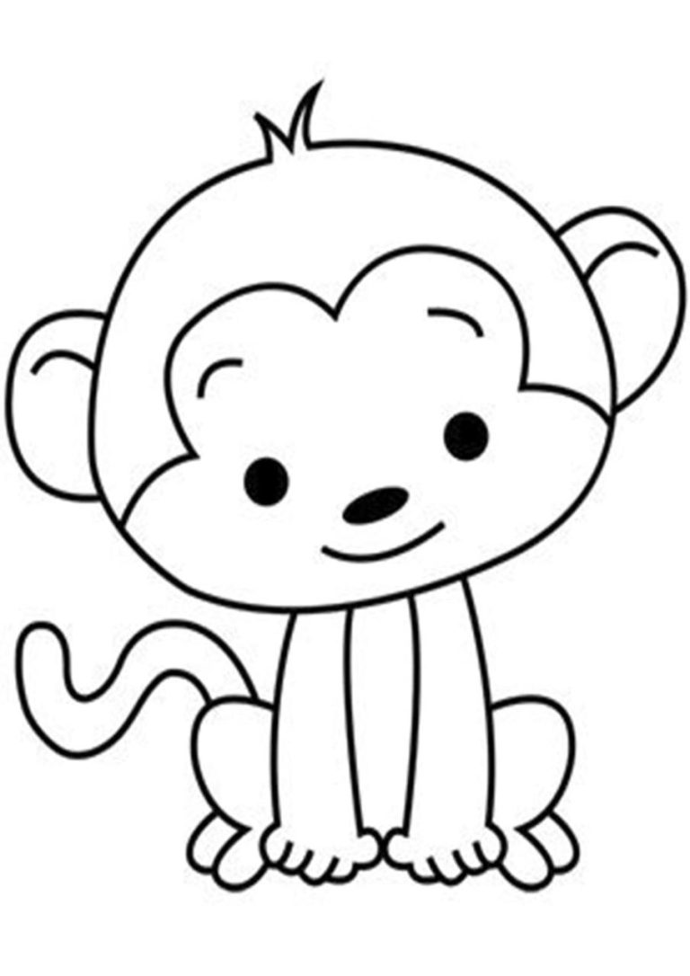 Coloring Pages Animals Easy
