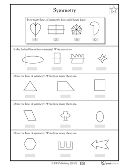 Second Grade Symmetry Worksheets Grade 2