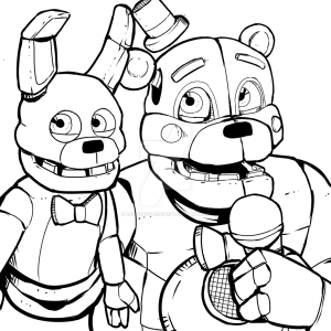 Free Printable Five Nights At Freddy S Sister Location Coloring Pages