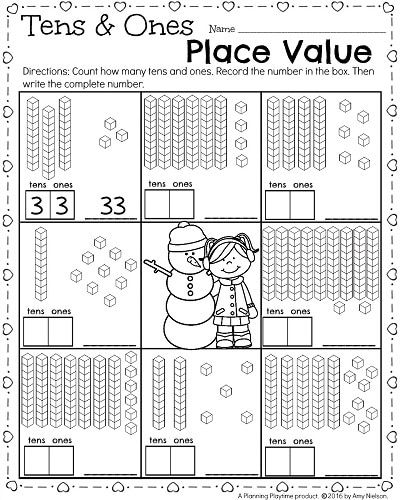 Printable Tens And Ones Worksheets Grade 1