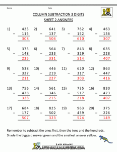 Worksheets For 5th Grade Math With Answer Key