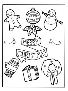 Christmas Coloring Book PDF on Storenvy