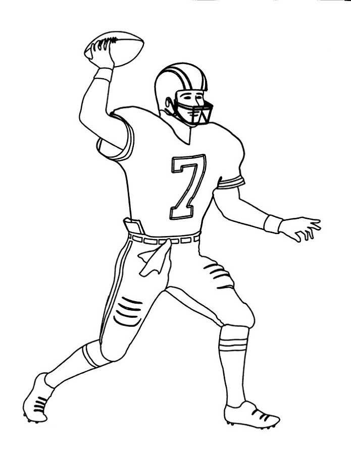 Football Coloring Pages Free