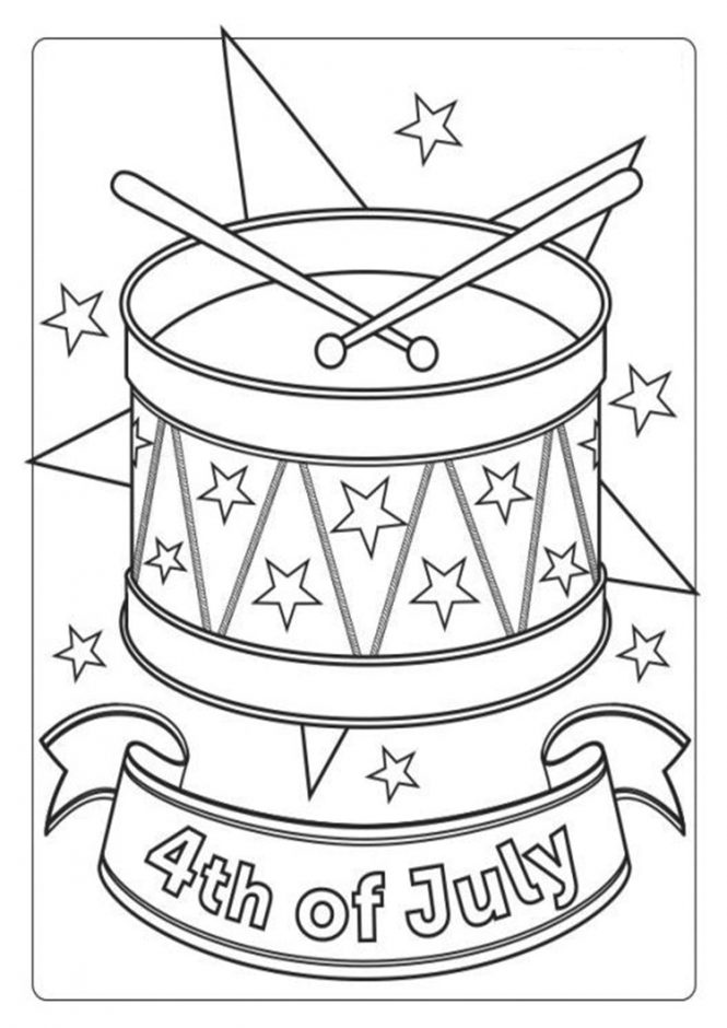 4Th Of July Coloring Pages To Print