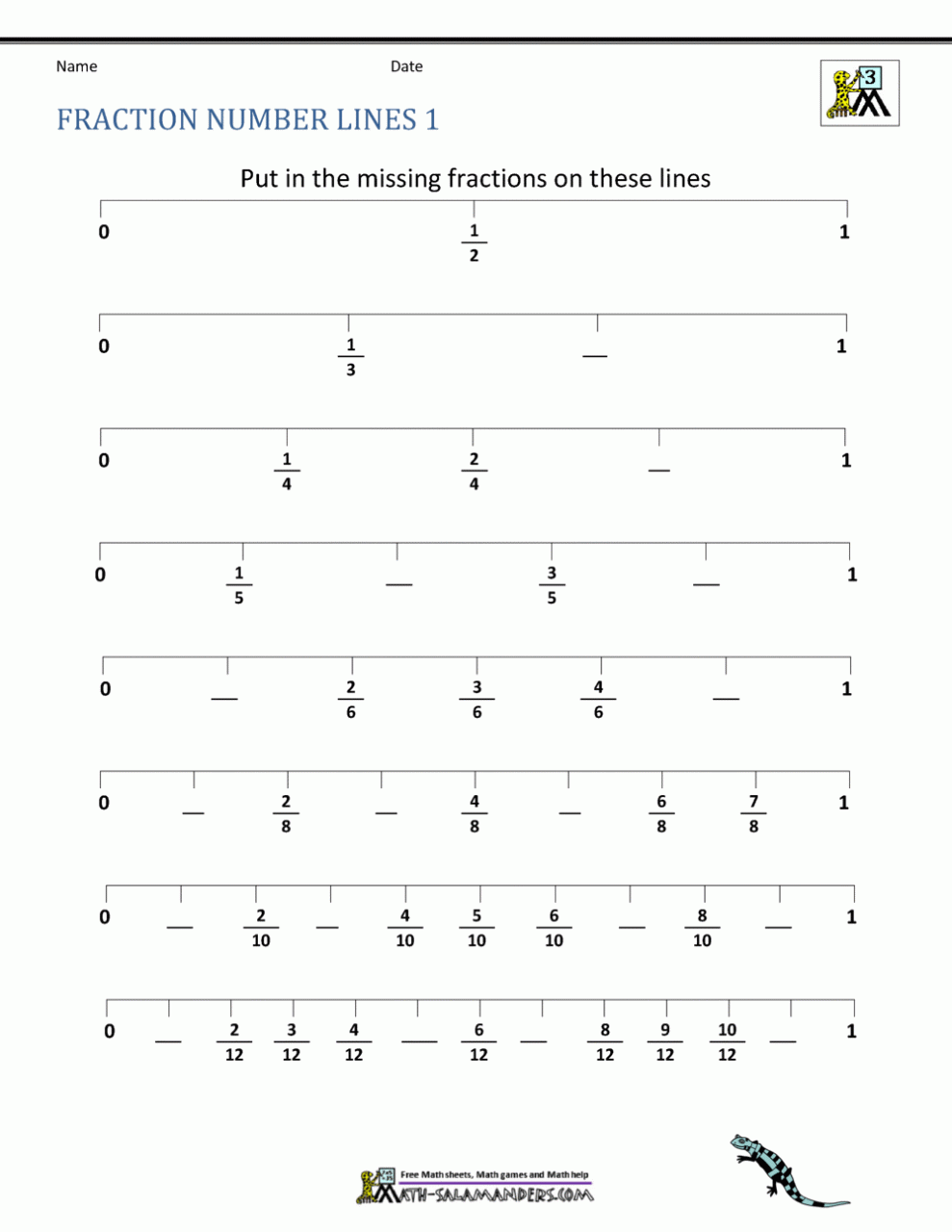 Worksheets Fractions Addition And Subtraction