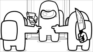 Among Us Coloring Pages / Among Us Coloring Pages Print Or Download For