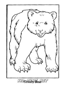 grizzlybearcoloringpages006 Kids Time Fun Places to Visit and