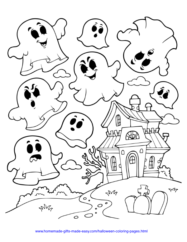 Free Halloween Coloring Pages Pdf