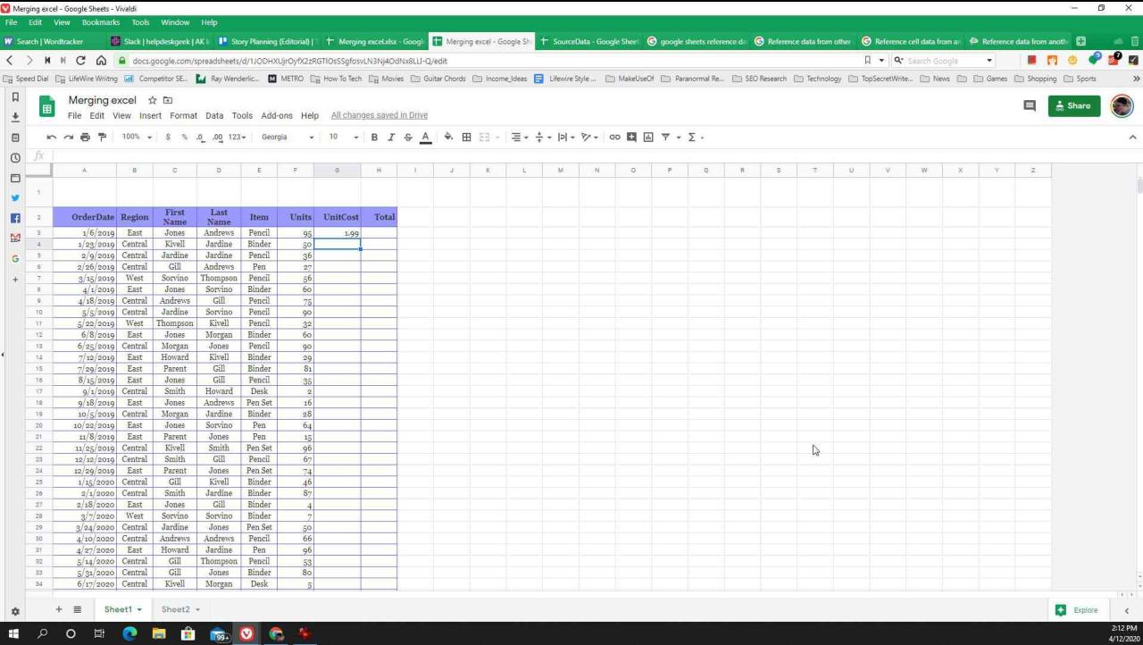How To Pull Data From Multiple Worksheets In Google Sheets
