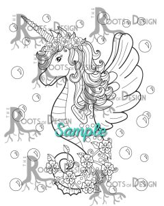 INSTANT DOWNLOAD Coloring Page Unicorn Ice Cream Print Etsy
