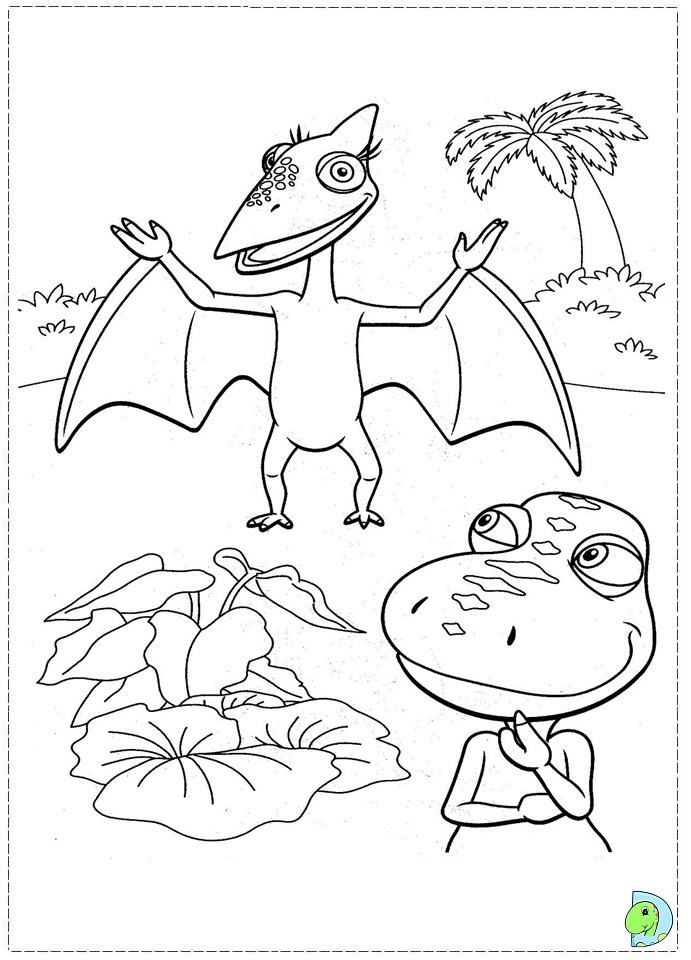 Coloring Pages Dinosaur Train
