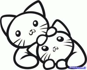 Cute Kitten Printable Coloring Pages Coloring Home