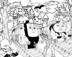 Thomas The Train Easter Coloring Pages Coloring Home