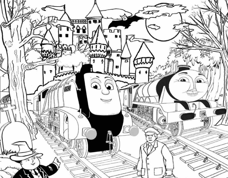 Coloring Page Of Thomas The Train