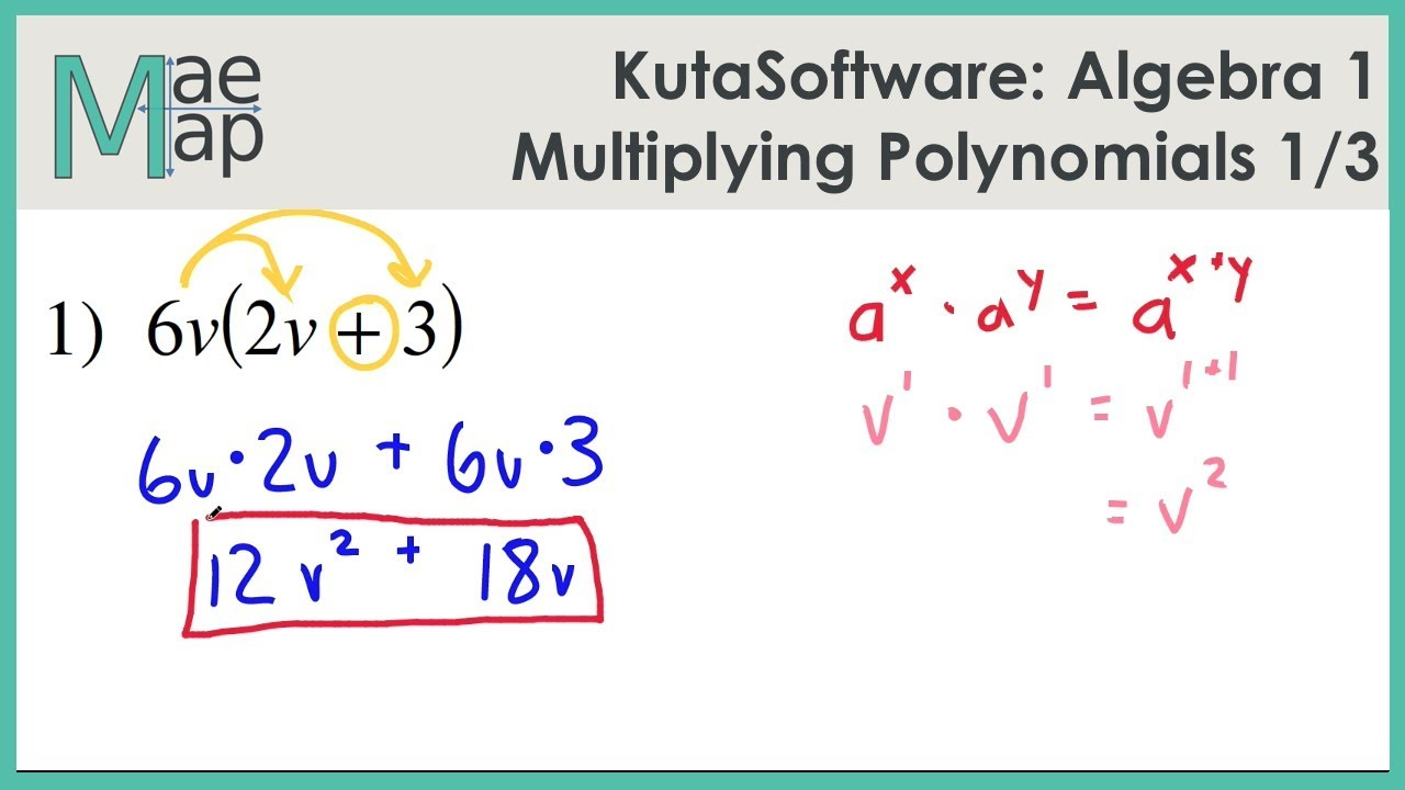 Subtracting Polynomials Worksheet Kuta