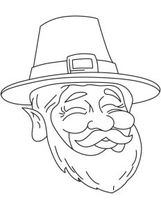 Leprechaun face coloring page Download Free Leprechaun face coloring
