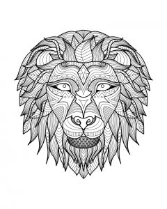 50+ Difficult Lion Coloring Pages For Adults Gif Shudley
