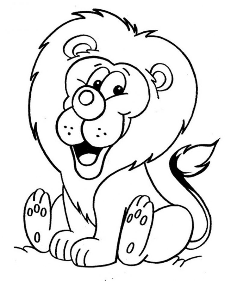 Lion Coloring Page Free