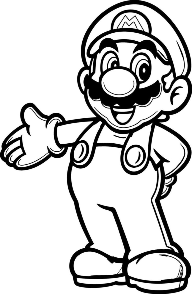Mario Kart Colouring Pages Printable