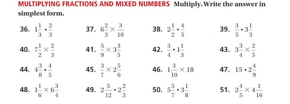 Math-Aids.com Fractions Worksheets Adding Mixed Numbers Answer Key