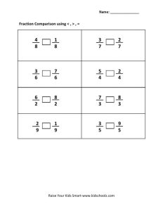 4Th Grade Equivalent Fractions Printable Worksheets Printable Worksheets