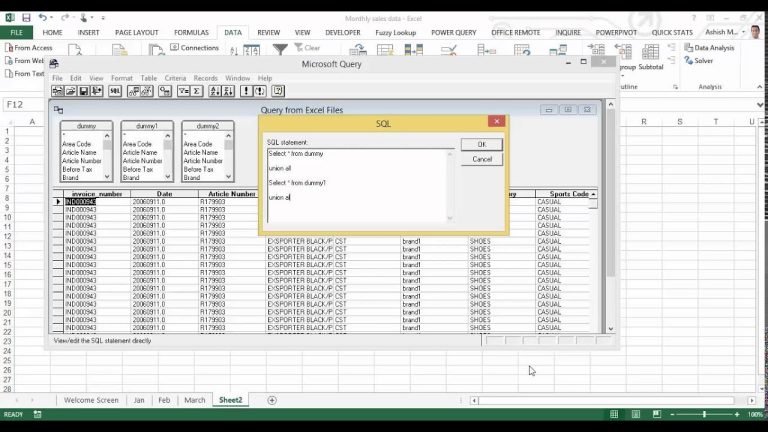 How To Combine Data From Two Worksheets Into One Pivot Table