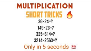 Math tricks Multiplication tricks for fast calculation Calculate in