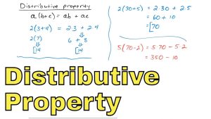 11 The Distributive Property of Multiplication in Algebra, Part 1
