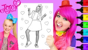 How To Color Jojo Siwa Markers YouTube