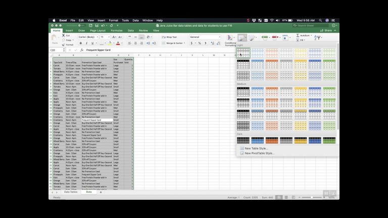 Create Pivot Table From Multiple Worksheets Excel Mac