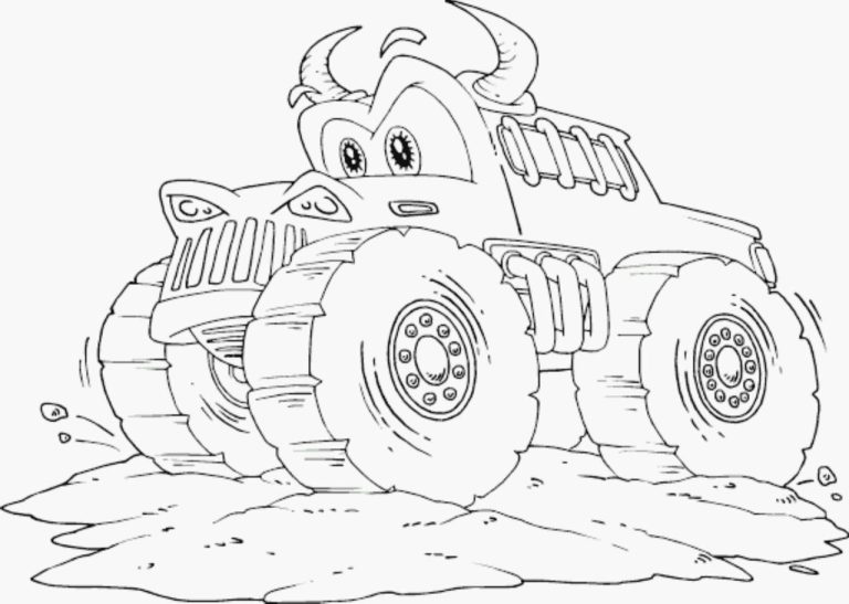 Monster Truck Coloring Pages Online