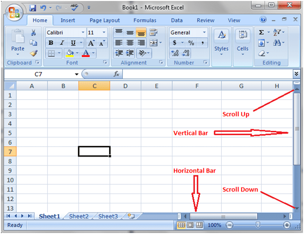 MS Excel Moving across the worksheet javatpoint