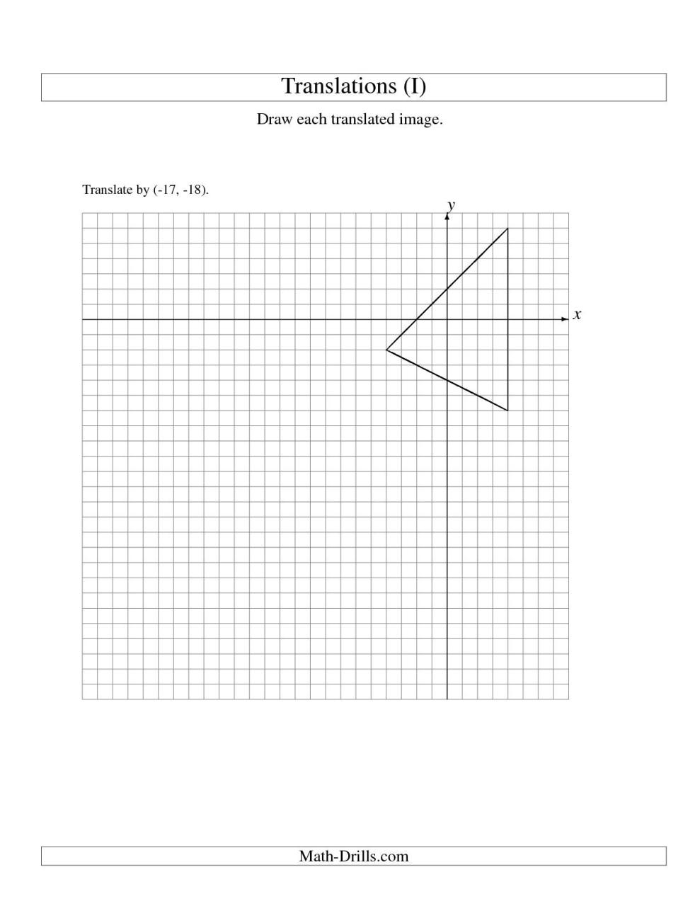 Multiple Transformations Worksheet Answers