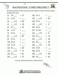 Grade 9 Math Worksheets Printable Free With Answers Free Printable