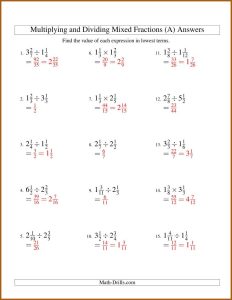 Multiplying And Dividing Rational Numbers Worksheet 7th Grade Pdf