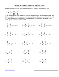 3 Best Images of Multiplying Fractions Worksheets 4th Grade Printable