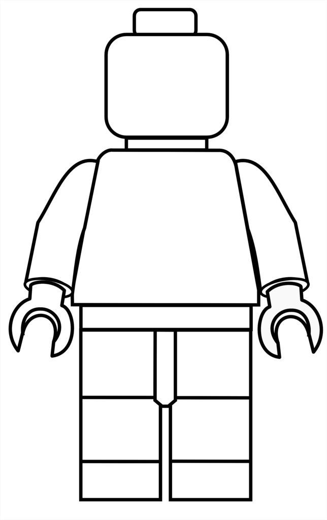 Robot Coloring Pages Easy