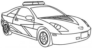 Police Car Coloring Pages To Print Coloring Home