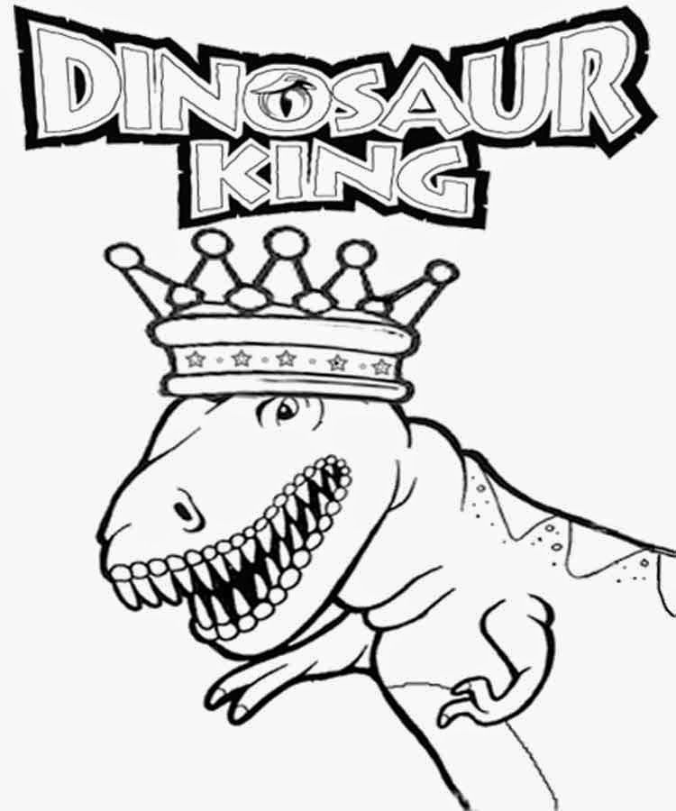 Coloring Page Dinosaur King