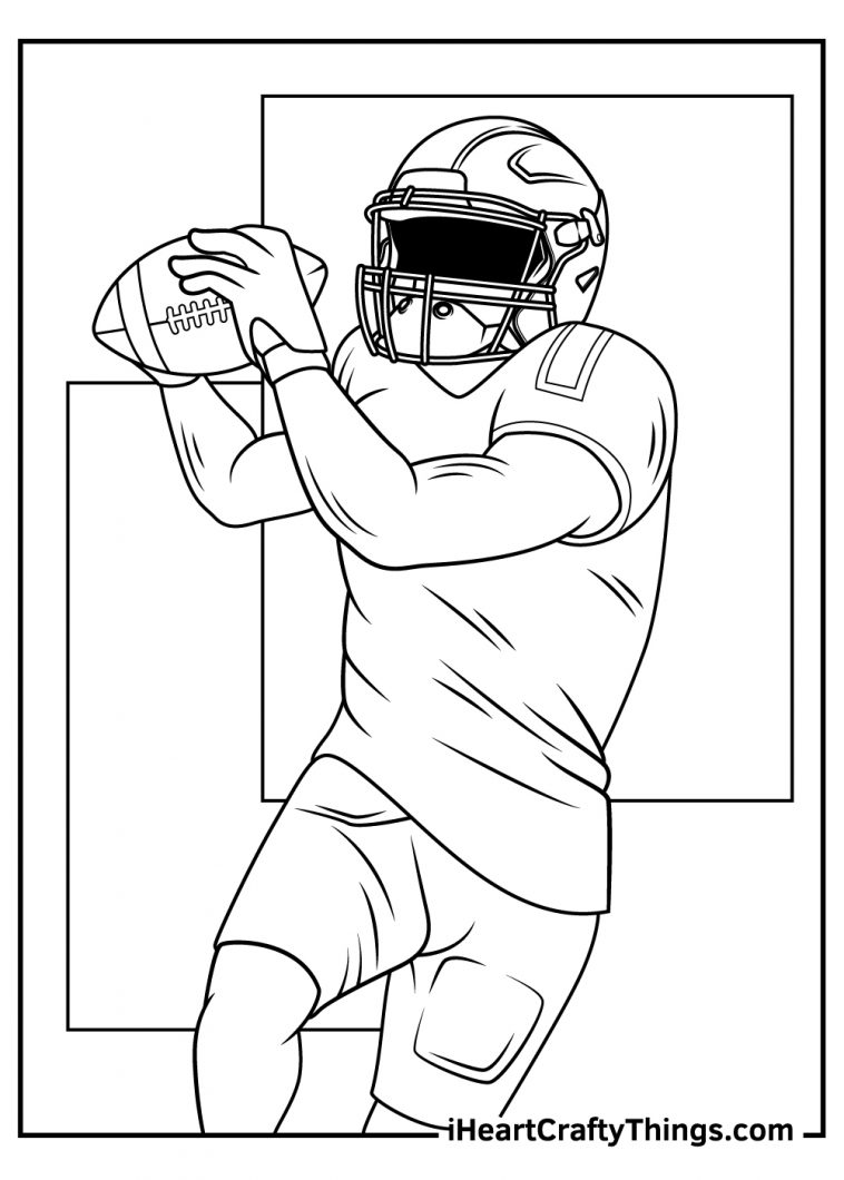 Football Coloring Pages Nfl