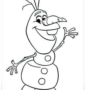Olaf In Summer Coloring Pages at Free printable