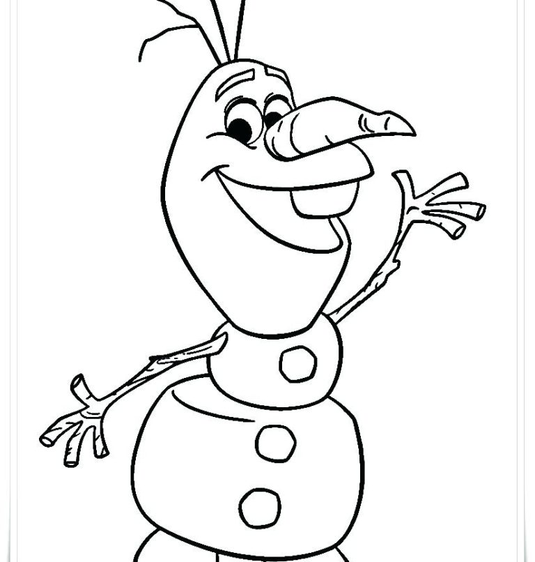 Olaf Coloring Pages To Print
