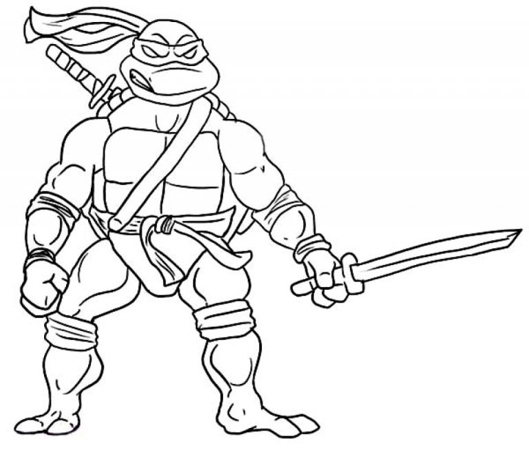 Ninja Turtles Coloring Pages Online