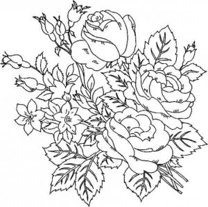 20+ Free Printable Roses Coloring Pages for Adults