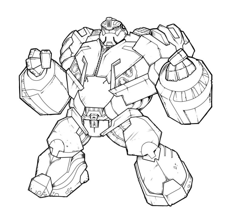 Coloring Pages Transformers Optimus Prime