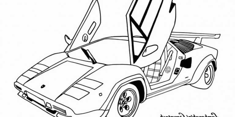 Coloring Pages Of Cars Pdf