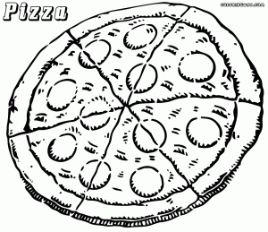Pizza coloring pages Coloring pages to download and print