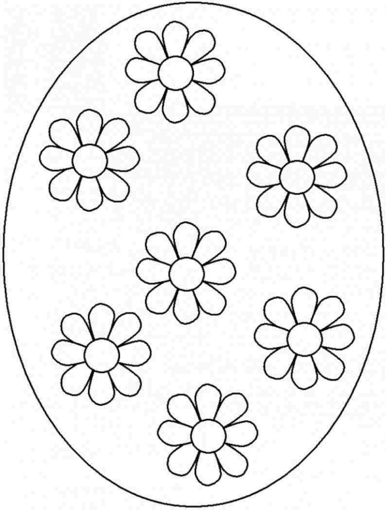 Free Printable Coloring Pages Easter Eggs